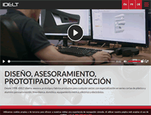 Tablet Screenshot of idelt.com